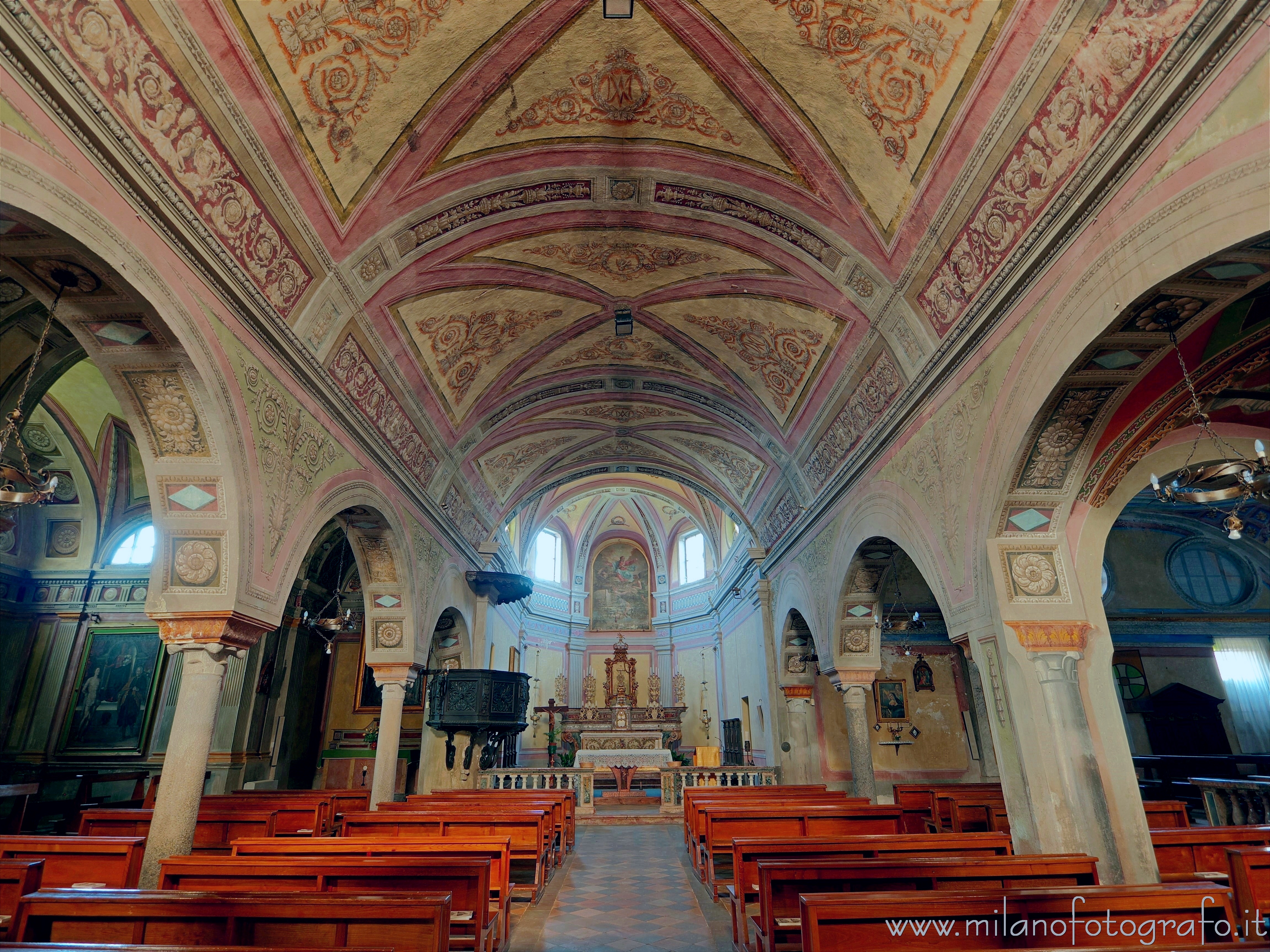 Candelo (Biella, Italy) - Interior of the Church of Santa Maria Maggiore